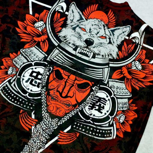 Wolf Warrior Kimono Shirt 1