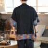 Abstract Patterned Long Kimono Cardigan 3