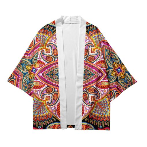 Abstract Psychedelic Kimono Shirt 1